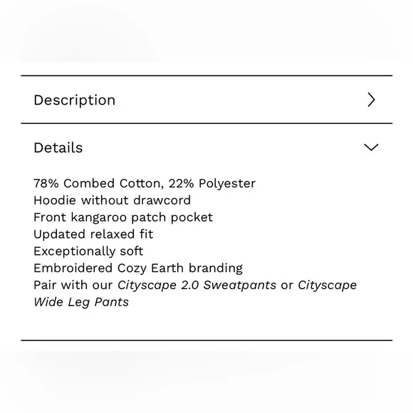 Cozy Earth Womens Cityscape 2.0 hoodie - Picture 9 of 12